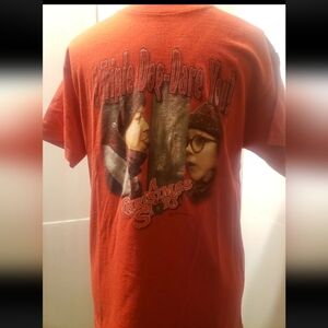 NWOT CHRISTMAS STORY L SHIRT I TRIPLE DOG DARE YOU RED XMAS RALPHIE TURNER TCM